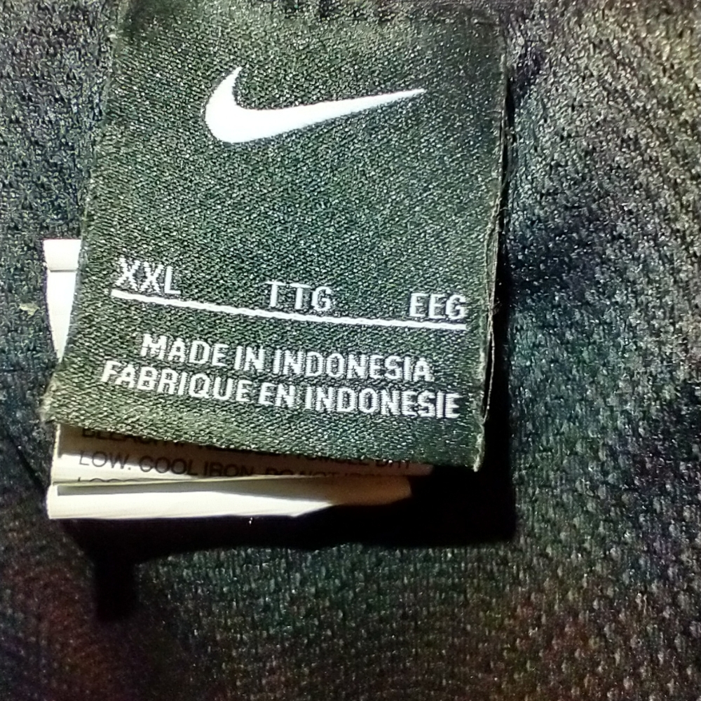 Nike Red Drawstring Polyester Blend Athletic Gym … - image 4